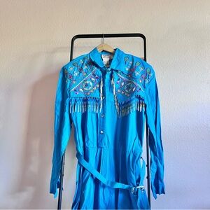 Tillmand Western Beaded Dress, NWT